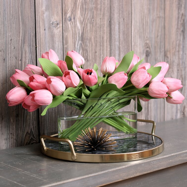 Tulip flower online arrangement